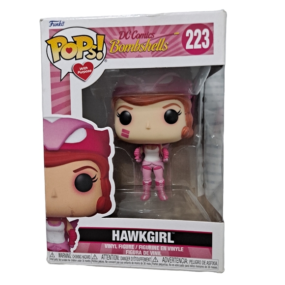 Funko POP! DC Comics Bombshells - Hawkgirl #223 - Breast Cancer Research - NEW